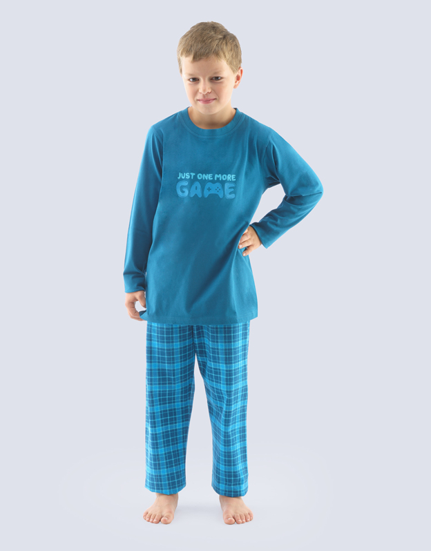 Chlapecké pyžamo dlouhé 69001P modré - Gina
