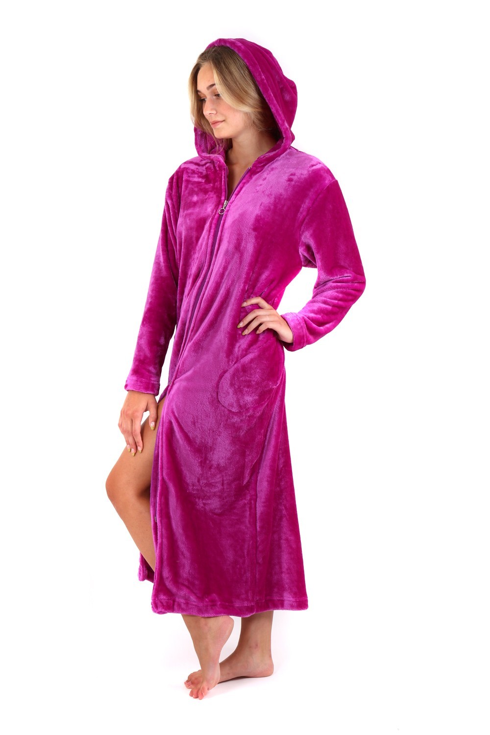 Dámský župan Siena 3656 4301 fuchsiový - Vestis