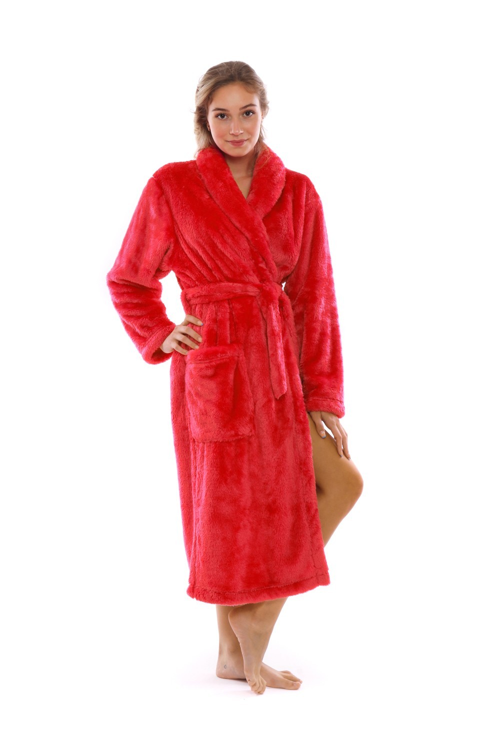 Dámský župan Lilly extra 2120 3551 červený - Vestis