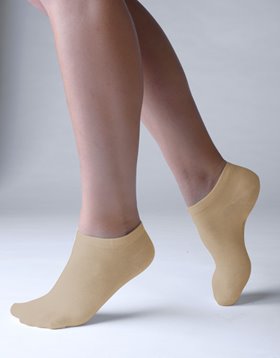 Dámské ponožky bamboo 82005P kotníkové tělové - Gina