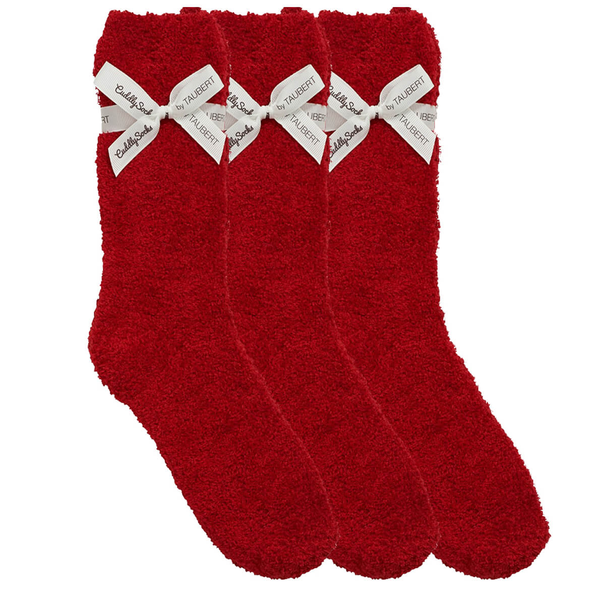 Dámské  žinylkové ponožky na spaní červené - Taubert