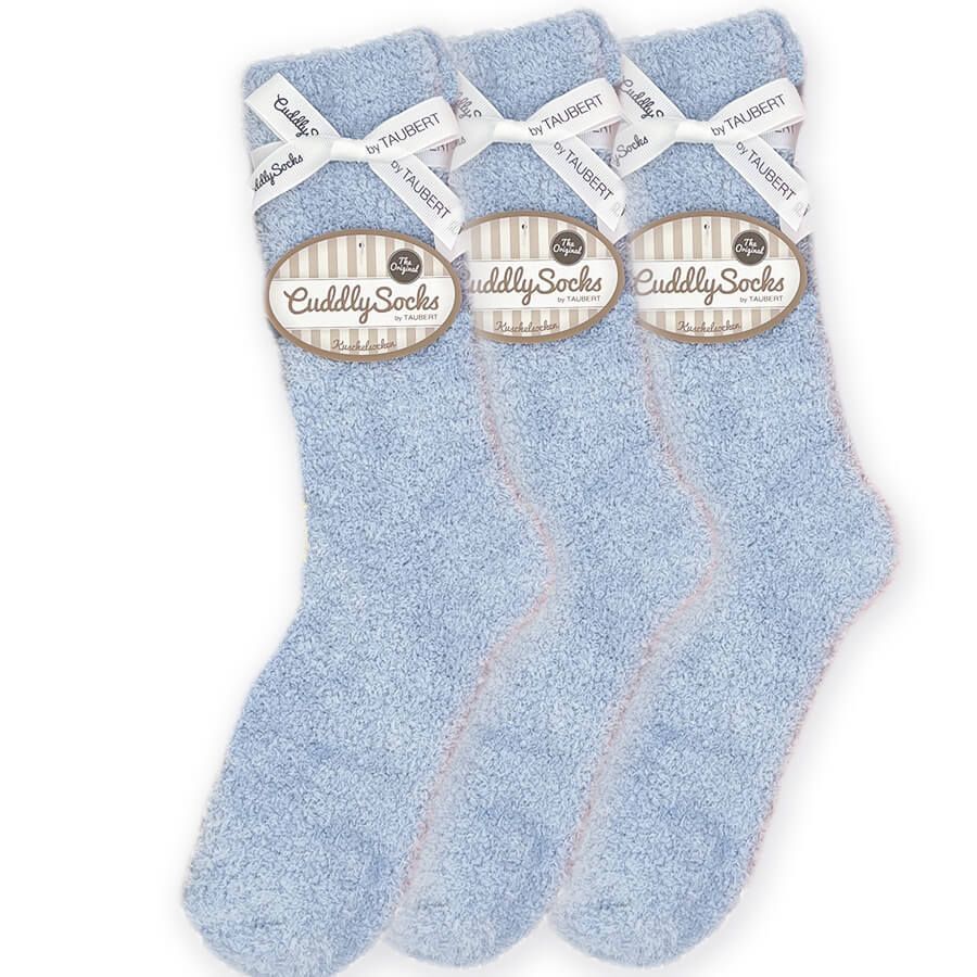 Dámské  žinylkové ponožky na spaní modré - Taubert