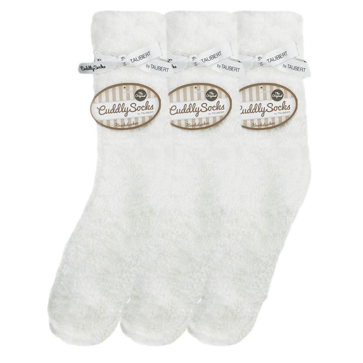 Dámské  žinylkové ponožky na spaní bílé - Taubert