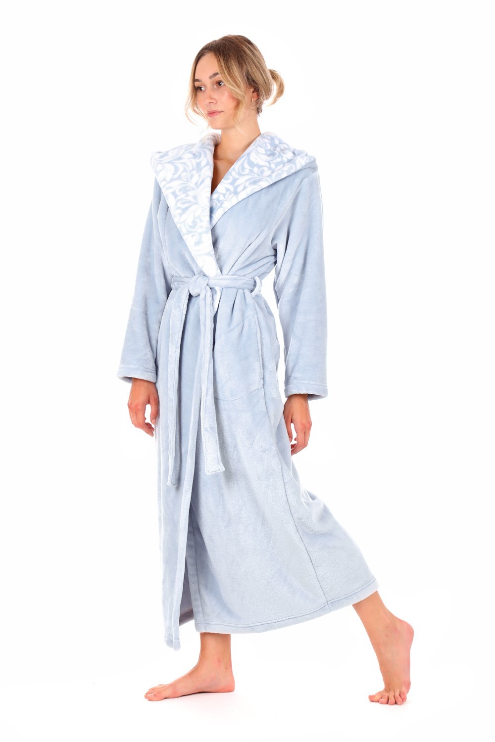 Dámský  župan Flora 3956 5251 ice blue - Vestis