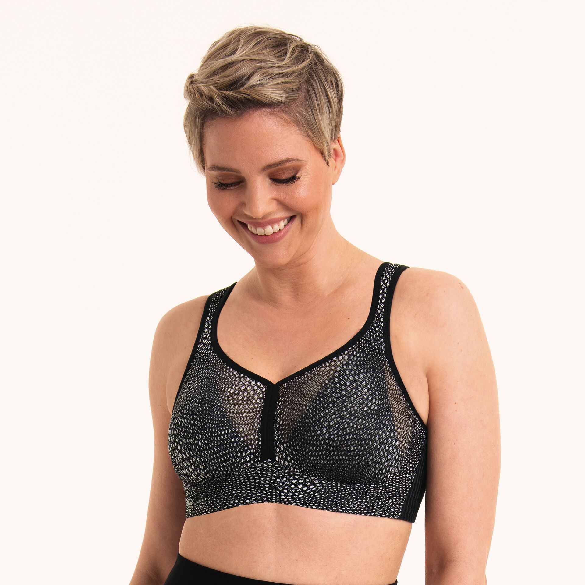 Sportovní podprsenka Air control Deltapad 5544 bubble grey - Anita