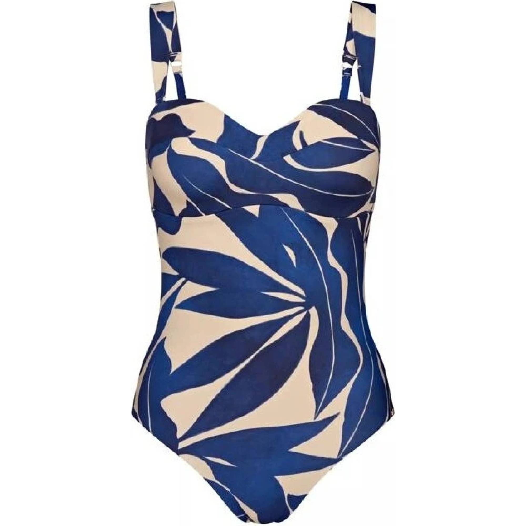 Dámské jednodílné plavky Summer Allure OPD modré- Triumph