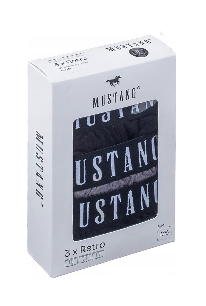 Pánské boxerky 4276 Retro 3 pack - Mustang