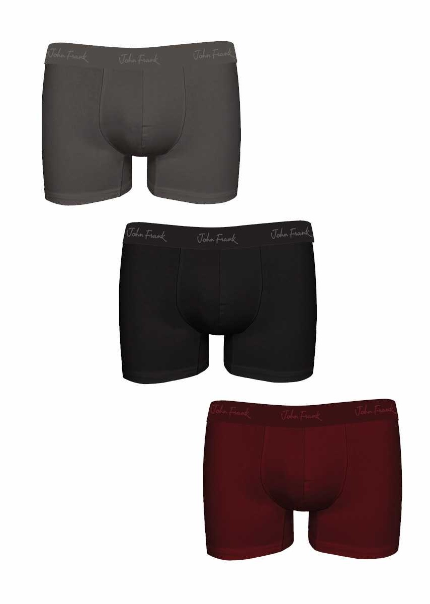 Pánské boxerky JF3BMOCO1 3 PACK - John Frank