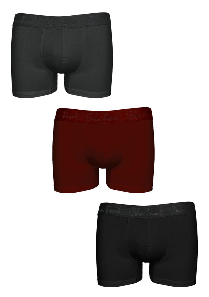 Pánské boxerky JF3BMOCO3 3 PACK - John Frank