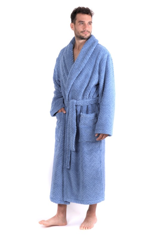 Pánský župan Athena 2116 5456 denim  - Vestis